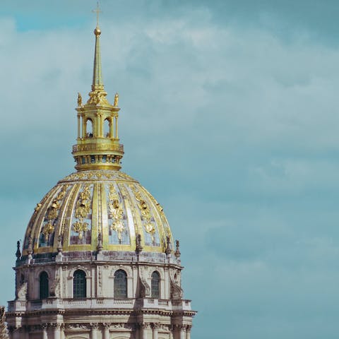 Explore Hôtel des Invalides and Musée de l'Armée, just a short walk away