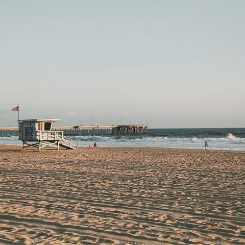 Swap the city for the sea with a twenty-minute drive out to Venice Beach