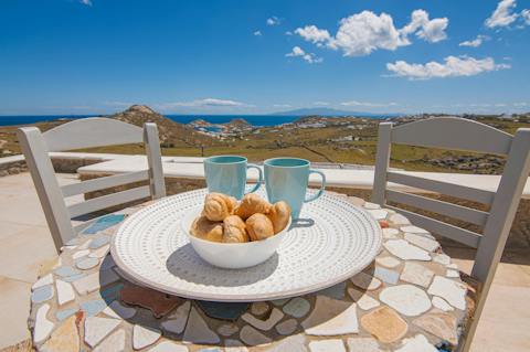 Enjoy an alfresco breakfast as you admire the stunning views