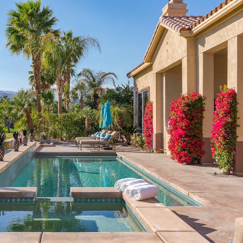 Cool off in the pool