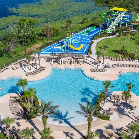 Enjoy use of the on-site resort's waterpark