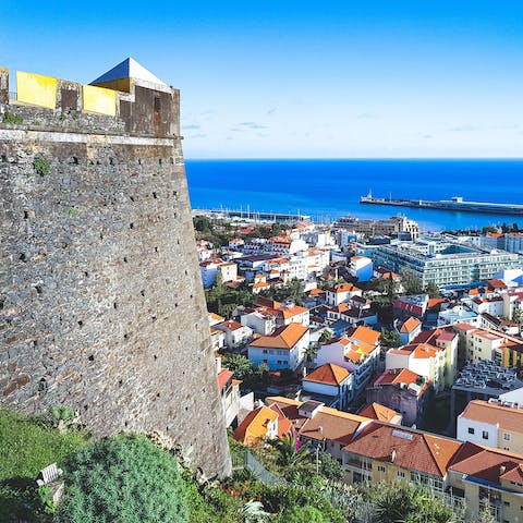 Soak up views of the city from the Fort of São Tiago