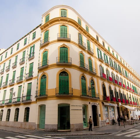 Stay in Plaza de la Merced, just a stone's throw from Picasso's family home