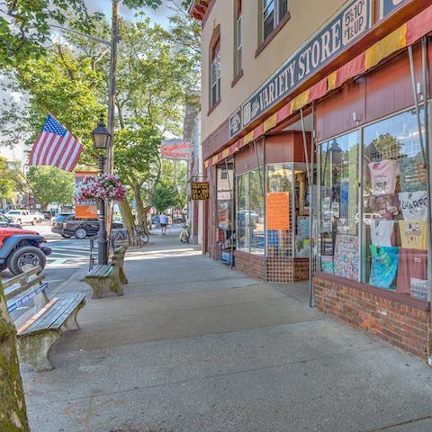 Explore and shop on the picturesque main street