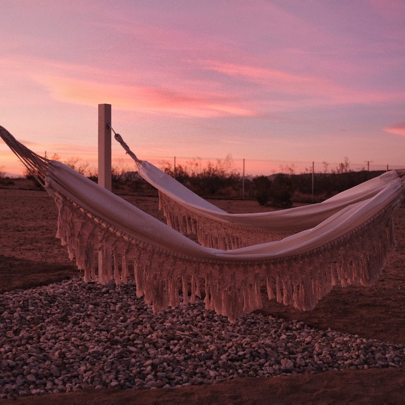 Stargaze from the comfort of the hammock