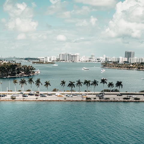 Stay in the heart of Miami, Florida