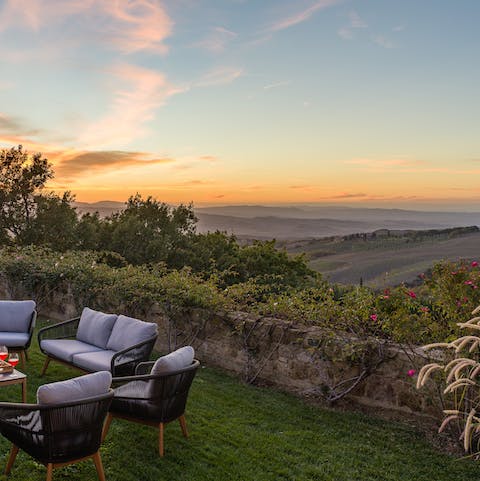 Relish in magical sunsets and sweeping views
