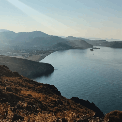 Take a road trip along the beautiful coast of Lesbos 