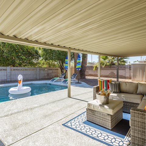 Lounge by the pool