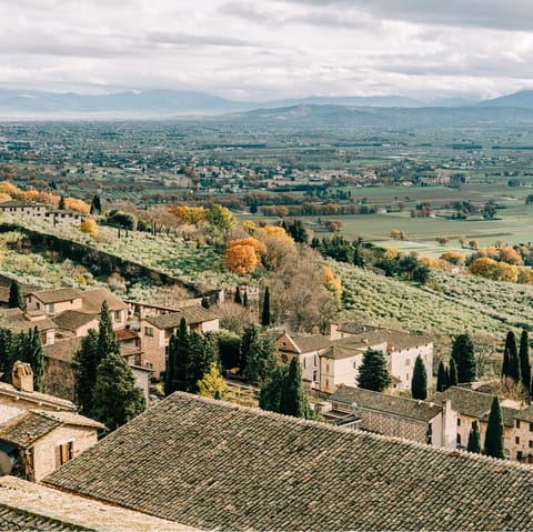 Drive down to the historical city of Perugia and explore the bustling streets