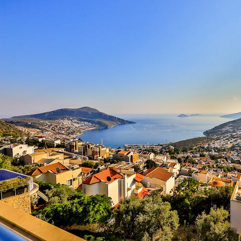 Stay just a ten-minute drive away from the picturesque town centre of Kalkan