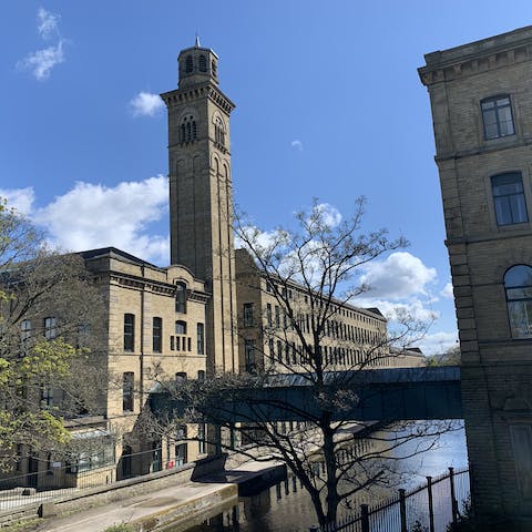 Visit Saltaire, a UNESCO World Heritage Site, in only thirty-five minutes by car