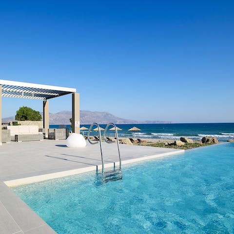Dip in your private pool before heading to dry land for a barbecue on the terrace