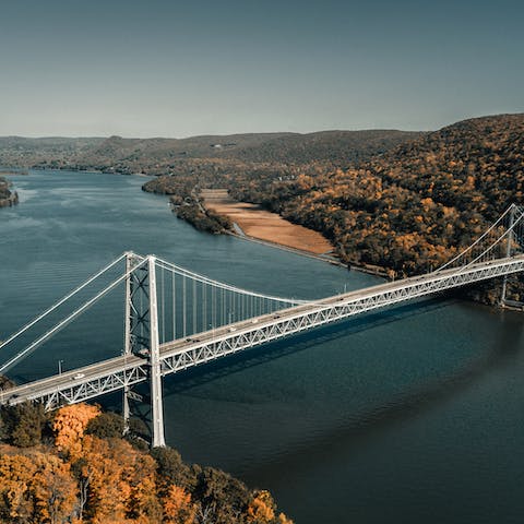 Visit the sublime Hudson Valley, just a forty-minute drive away