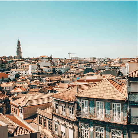 Stay in the heart of Porto and wander the historic streets