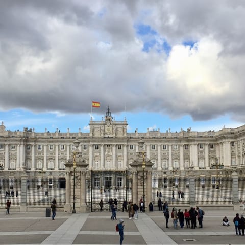 Explore the Royal Palace, a twenty-minute walk away