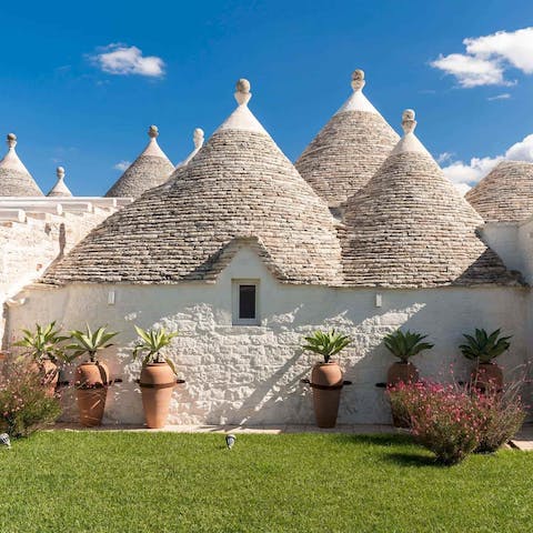 Stay in a beautiful traditional Trullo house