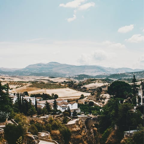 Go for hikes among the Andalusian mountains