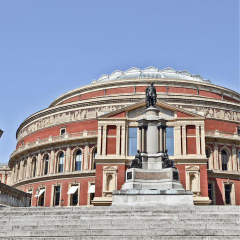 Catch a show at the Royal Albert hall nearby