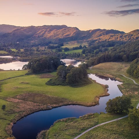 Experience the idyllic beauty of Elterwater