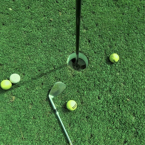Enjoy a game of golf at the nearby Canyamel golf course