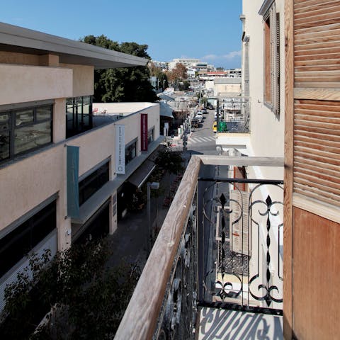 Step out onto your balcony and enjoy your morning coffee while the early sun warms your face