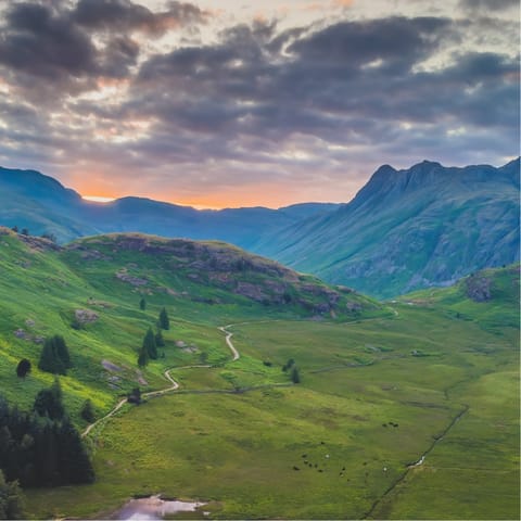 Start your hike from Blea Tarn Lake, around an hour away from home by car