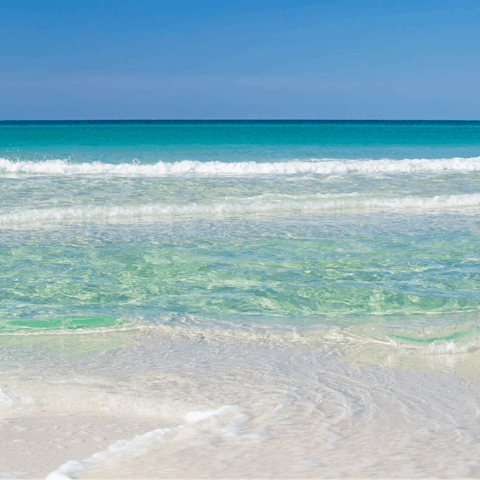 Visit the white sandy beaches at nearby Cape Haze