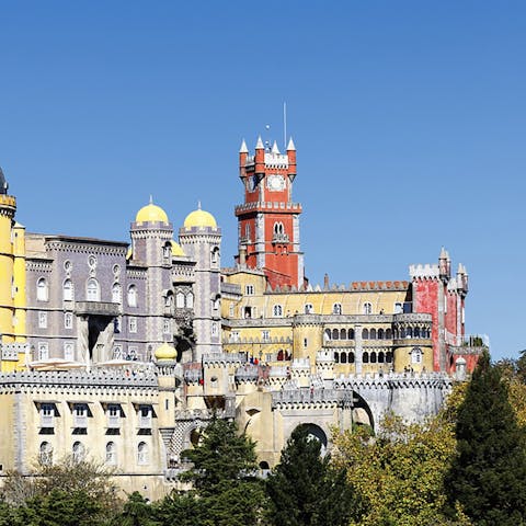 Explore the majestic town of Sintra – just a short drive away