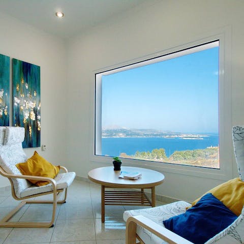 Marvel at the epic scenery from your living room