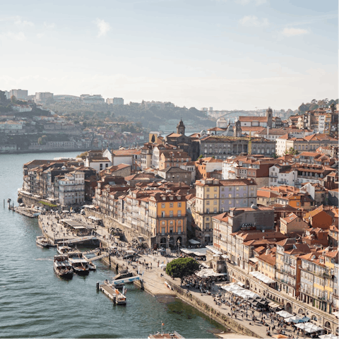 Take a day trip to Porto, just half-an-hour away on public transport