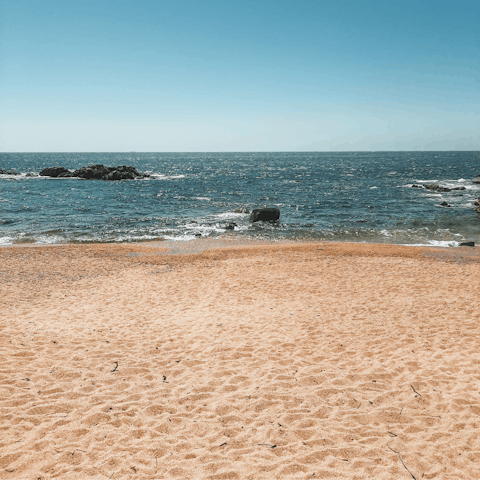 Explore Matosinhos and visit the beach, seven minutes away on foot