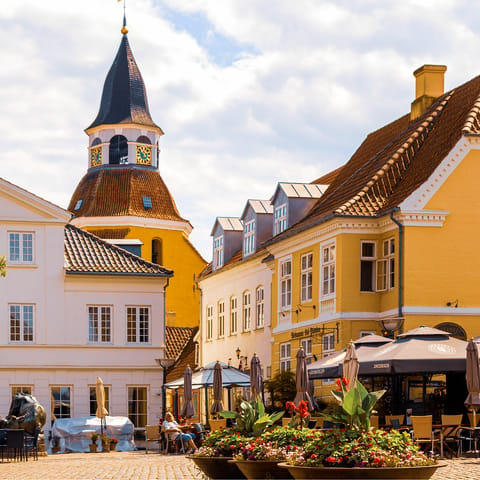 Explore the picturesque town of Faaborg, just a ten-minute drive away