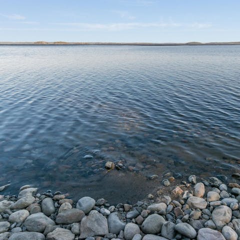 Take a dip in the lake or row your own boat