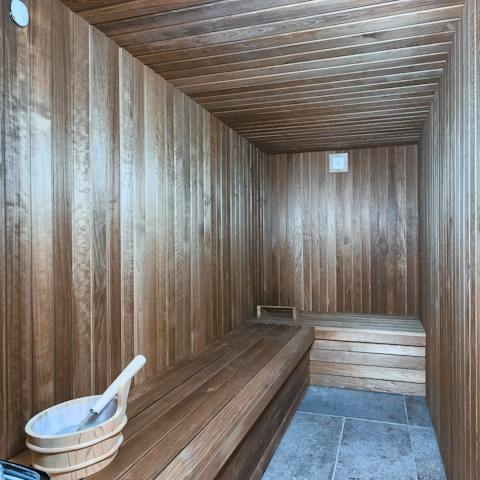Slip away to one of two steam rooms when you're in need of a serotonin boost
