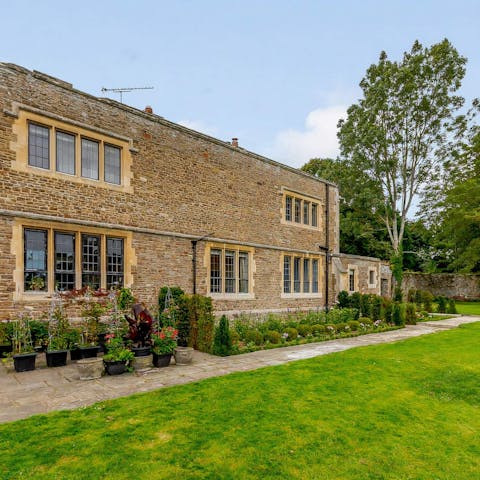 Stay in a Grade II Listed mansion – your home is the combination of two private apartments