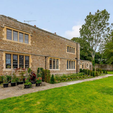 Stay in a Grade II Listed mansion – your home is the combination of two private apartments