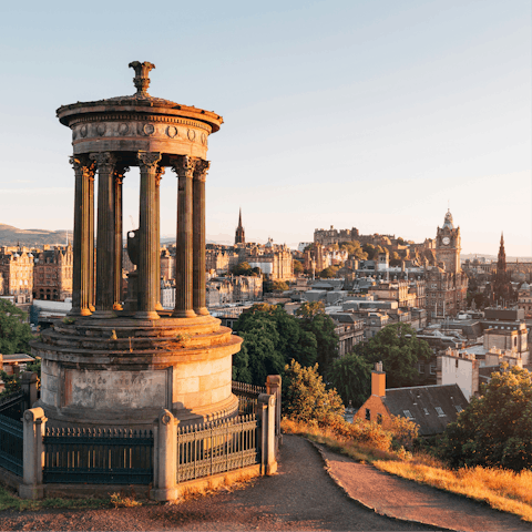 Spend the day in Edinburgh, just 20 miles away