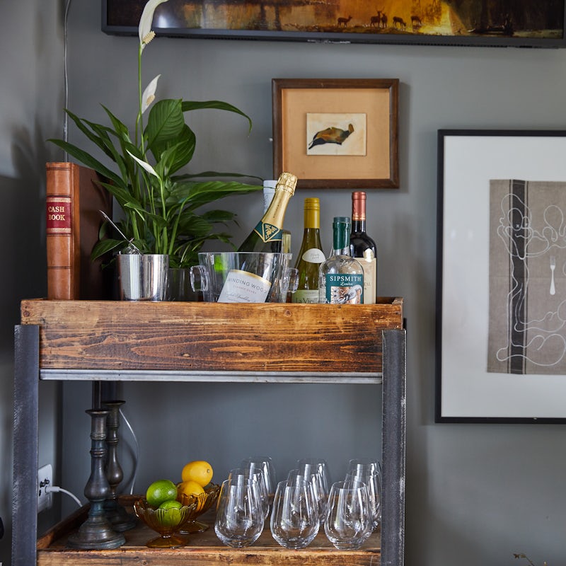 Pour a drink from the well-stocked honesty bar
