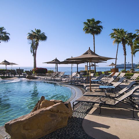 Block out a whole afternoon to make full use of the gorgeous resort pool