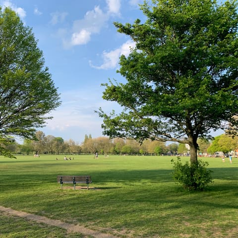 Enjoy a picnic in Gloucester Park, a seventeen-minute walk away