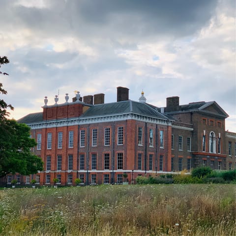 Call in on Kensington Palace, just a half-an-hour stroll away