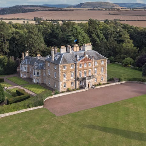 Stay in a historic Scottish mansion house full of original charm
