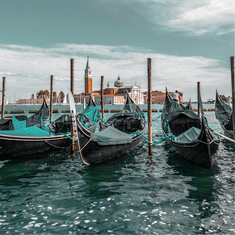Arrange a gondola tour with your host and explore Venice by boat