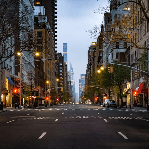 Stay in one of Manhattan's most prestigious neighbourhoods, the Upper East Side