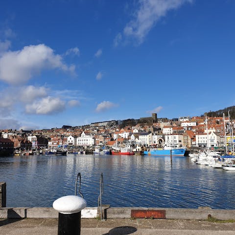 Enjoy a quintessential seaside escape in Scarborough, home to sandy beaches, castles and picturesque harbours 