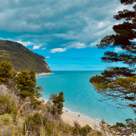 Explore the Le Marche coast in search of secluded beaches