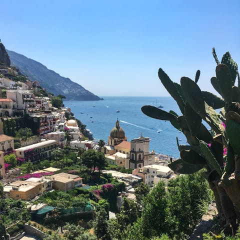 Discover the pebble beaches and narrow streets of Positano
