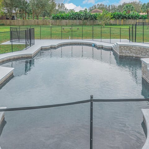 Cool off with a dip in the pool