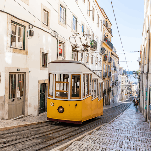 Take a trip to the city – the bustling streets of Lisbon are just over an hour away by car